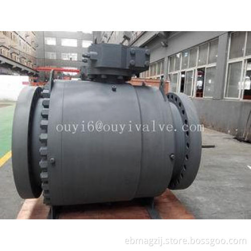 Forged Steel Trunnion Ball Valve Flange and Full Welded wit
